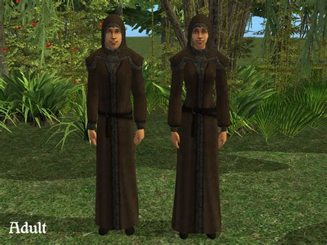 Mod The Sims Medieval Travel Coat And Hood Accessory Updated 823