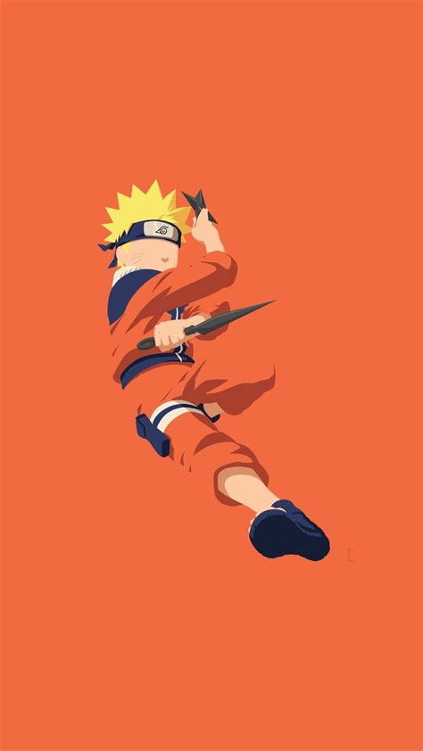 Minimal Naruto Uzumaki Art 1080x1920 Wallpaper Manga Naruto Naruto
