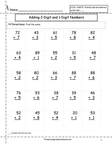 Adding 2 Digit Numbers