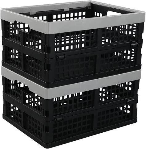 Neadas 34 L Collapsible Storage Crates 2 Packs Bahrain Ubuy