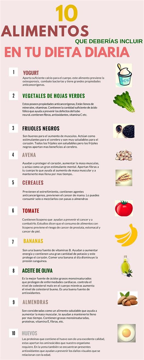 Healthy And Crafty 10 Alimentos Que DeberÍas Incluir En Tu Dieta Diaria