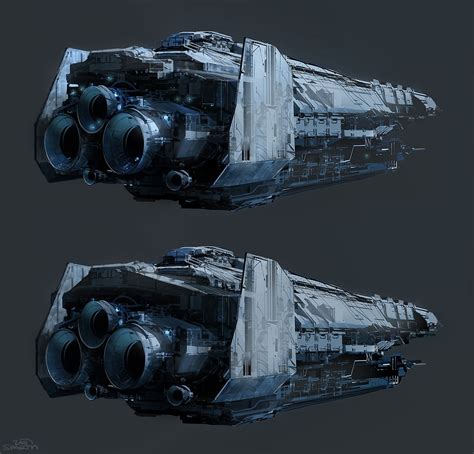 Sparth Halo 4 Forward Unto Dawn Spaceship Variations