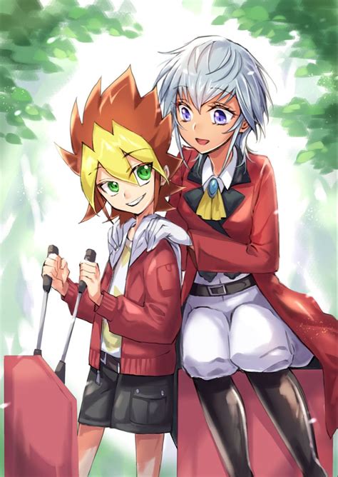 Yuga And Asana Anime Child Yugioh Anime