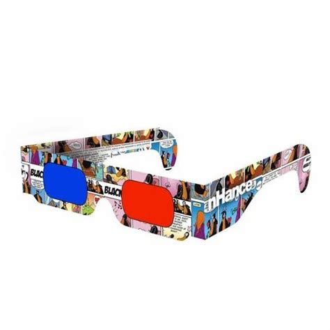 domo pack of 4 anaglyph passive cyan and magenta paper 3d glasses model number nhance rb2b at