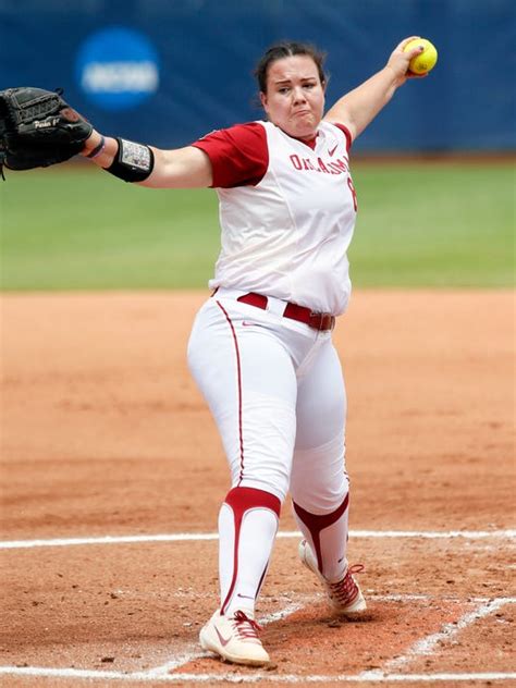 Oklahoma S Parker Among Greatest College Softball Pitchers