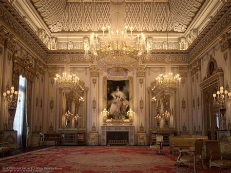 According to rizzoli's buckingham palace: The White Drawing Room, Buckingham Palace | Palace ...