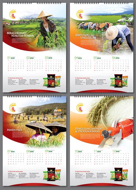 Desain Kalender Poster Lukisan