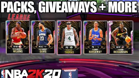 Evolving Players Packs And Giveaways In Nba 2k20 Myteam Youtube