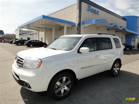 2012 White Diamond Pearl Honda Pilot Touring 4wd 62758007 Gtcarlot