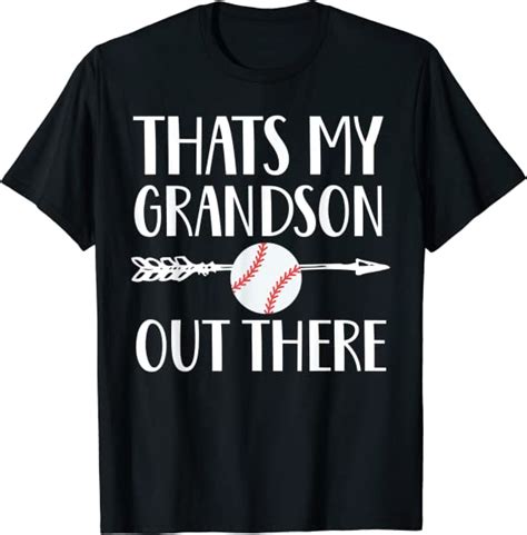Cute Thats My Grandson Out There Baseball Grandmother T
