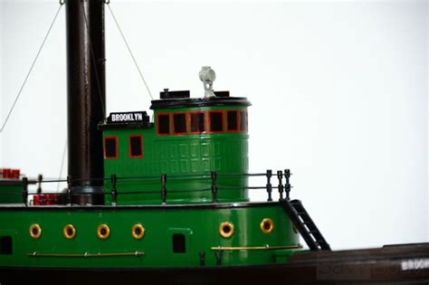 Brooklyn Tugboat 24 Handmade Wooden Model Boat Savyboat