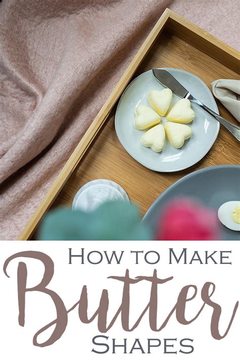 How To Make Butter Pads Butter Shapes The Hurried Hostess