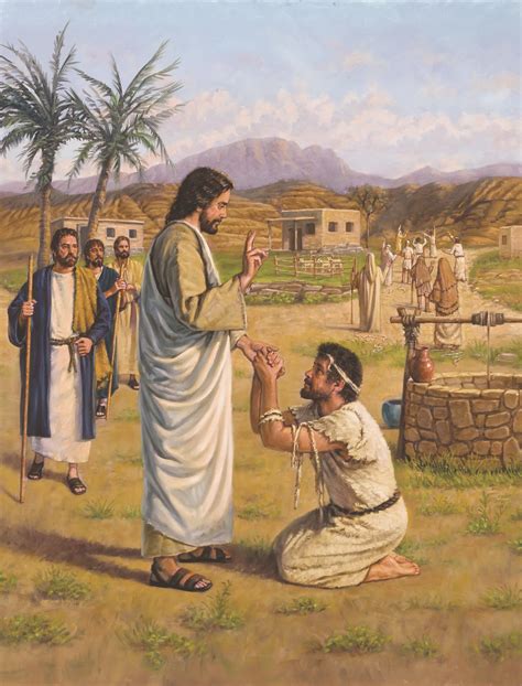 4 and jesus said to him, (d)see that you say nothing to anyone, but go, (e)show yourself to the priest and. New Testament 3, Lesson 12: Jesus Heals Ten Lepers - Seeds ...