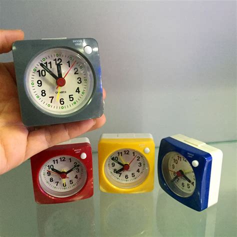 Travel Small Alarm Clock Bedside Mute Alarm Clock With Light And Snooze