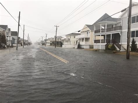 Photos Heavy Rain And Tidal Flooding In Stone Harbor Nj Climate Signals