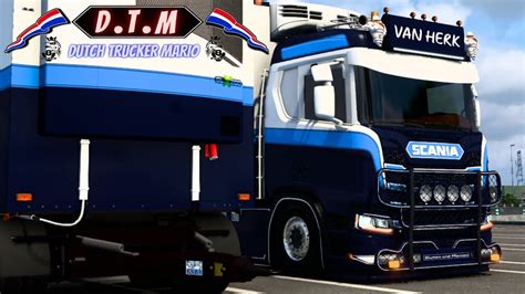 Ets Scania Next Gen V Van Herk Lzv New Grand Utopia V D T M Youtube