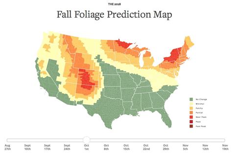 Fall Foliage Map 2018 When Is The Best Time To See Leaves Change