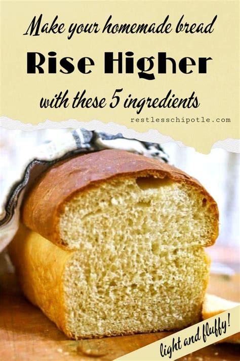 If air isn't removed during the kneading process, the dough is poorly moulded. 5 Ingredients to Help Your Bread Rise Higher in 2020 ...