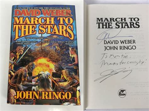 Signed First Printing 2003 Hardcover Book March To The Stars By David