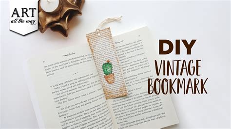 Diy Vintage Bookmark Simple Bookmark Ideas Youtube
