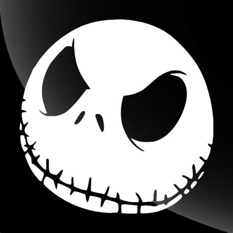 Jack Skellington Face Decal Sticker Tons Of Options 4 Inch To 9 Inch