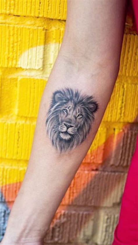 Lion Tattoo Smaller And Different Placement Though Proud Small Lion