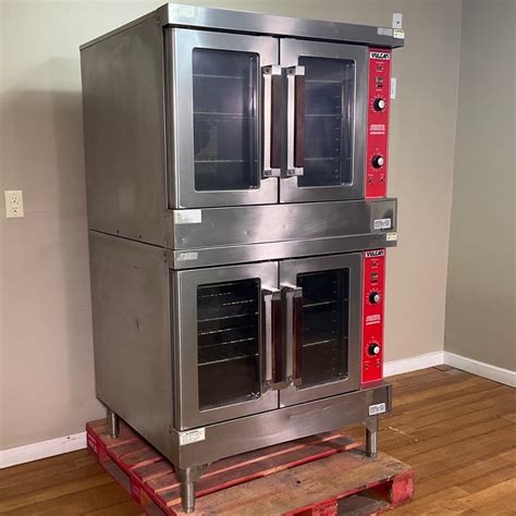 Used Vulcan Vc Gd Gas Double Stack Bakery Depth Convection Oven From School