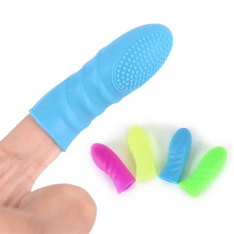 G Spot Massage Clit Stimulate Finger Sleeve Female Masturbator Soft