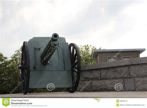 Cannon From The World War Ii Stock Photo Image Of Trees Marasesti