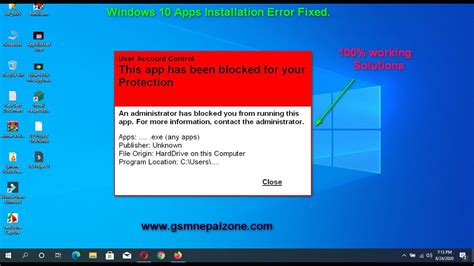 How To Fix This App Has Been Blocked For Your Protection Error Windows