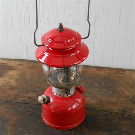 Red Vintage Coleman Lantern Model 200a By Lisabretrostyle2 On Etsy