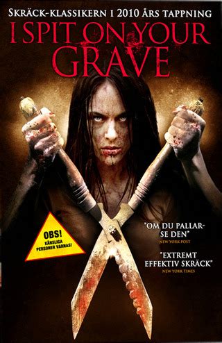 Jennifer (sarah butler), a writer, rents an isolated cabin in the country so she can work on her latest novel. I Spit On Your Grave (2010) - DVD - Discshop.se