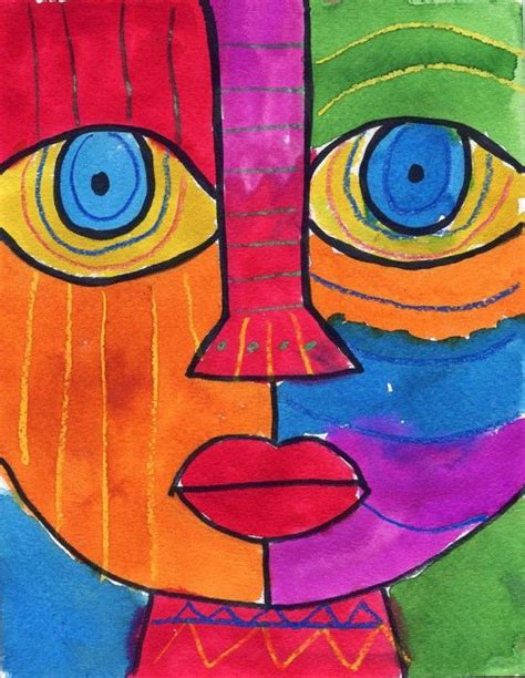 Draw An Abstract Face · Art Projects For Kids Abstract Art For Kids