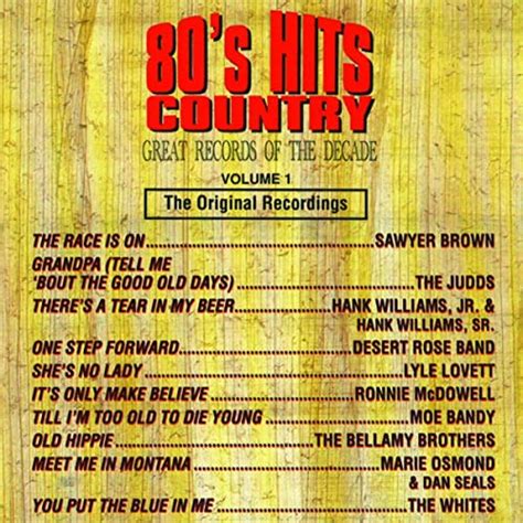 80s Hits Country Great Records Of The Decade Vol 1 Von Various