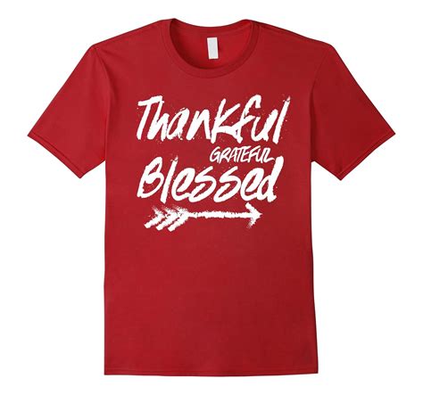 Christian Thankful Grateful Blessed T Shirt 4lvs