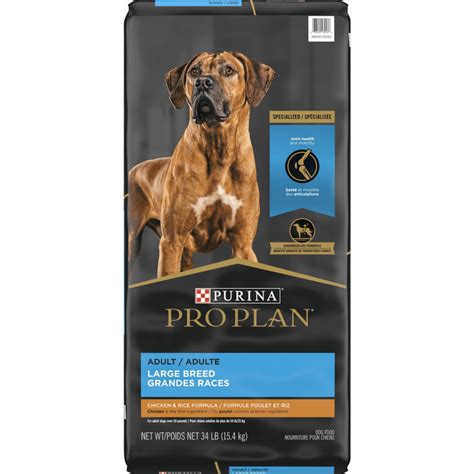 Purina Pro Plan Adult Large Breed Chicken And Rice Formula Dry Dog Food