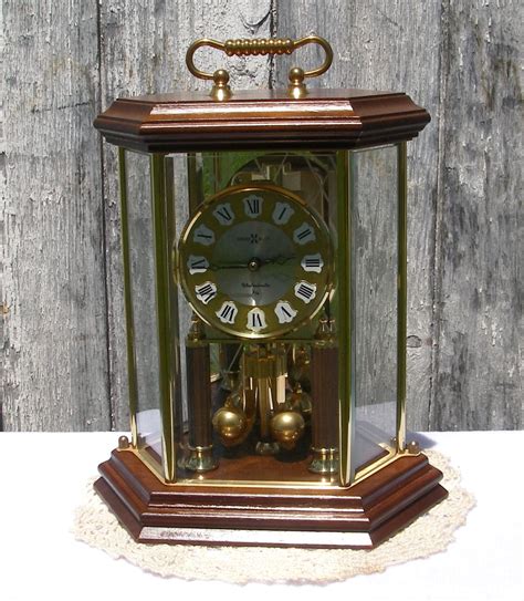 Vintage Howard Miller 44 Anniversary Mantle Carriage Clock