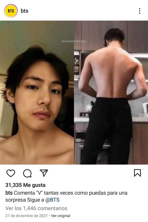 Bts Taehyung S Shirtless Photo Is Getting All The Attention From People