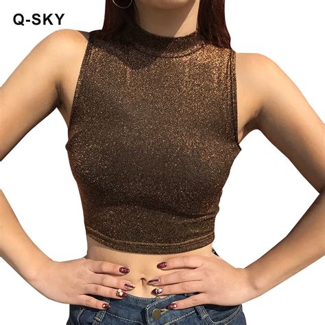 q sky sexy low cut tank tops women large u neck bottoming cotton tanks sexy nightclubs clothing