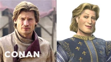 Jaime Lannister Looks Just Like Prince Charming From Shrek Conan On