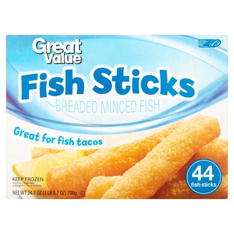 Great Value Breaded Fish Sticks 44 Count 247 Oz Crowdedline Delivery