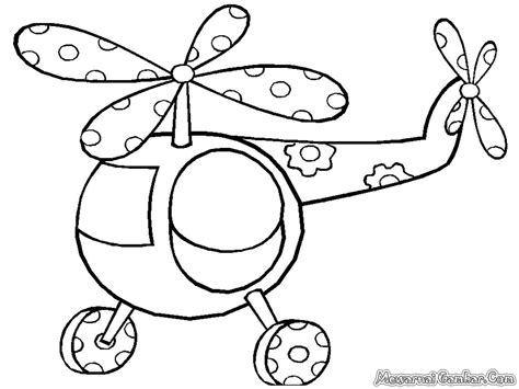 25 Contoh Sketsa Gambar Helikopter Untuk Anak Tk Terbaru Postsid