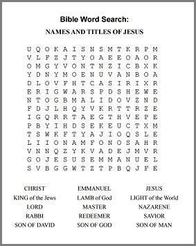 Hard bible word search can have up to 23 words. Bible Word Searches Printable - C # ile Web' e Hükmedin!