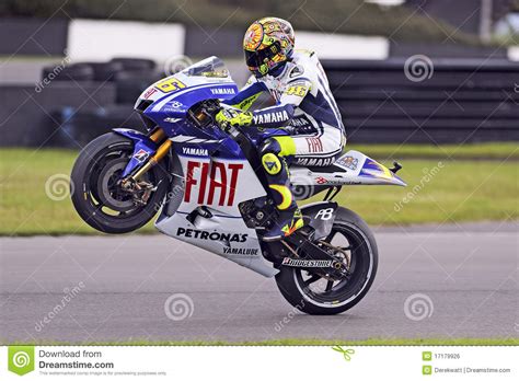The world's best sport photographs! Valentino rossi wheelie editorial photo. Image of fast ...