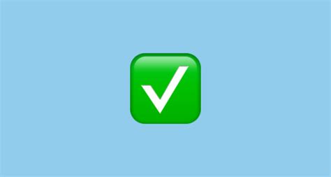 Instagram Blue Tick Emoji Keyboard Download Check Mark Button ☑️