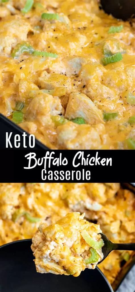 Keto Buffalo Chicken Cauliflower Casserole Home Made Interest