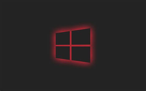 3840x2400 Resolution Windows 10 Logo Red Neon Uhd 4k 3840x2400