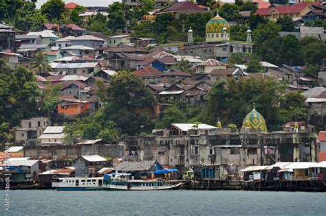 Ambon City Ambon Island Indonesia Ambon Is The Main City And Seaport