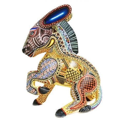 Manuel Cruz Colorful Donkey Mexican Folk Art Mexican Art Animal