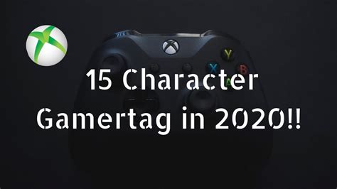 How To Get A 15 Character Xbox Gamertag In 2020! - YouTube